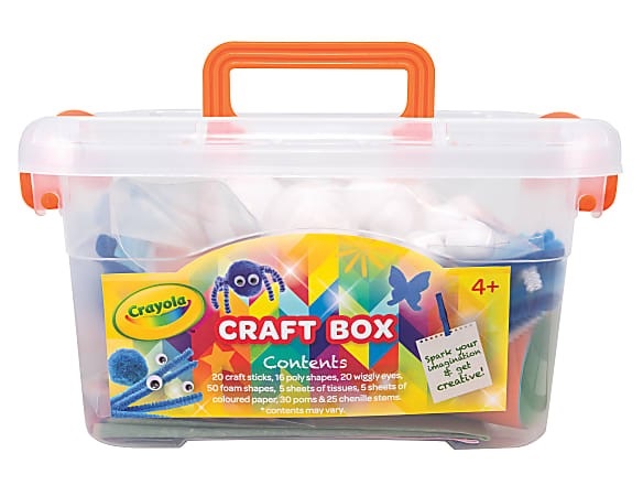 CRAYOLA 166 PIECE CRAFT BOX (2390)